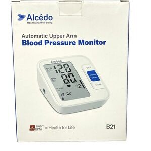 Alcedo B21 Blood Pressure Monitor Home Use Automatic Upper‎ Arm Large LCD Screen